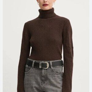 ba&sh Women's Brown Aron Jumper Sweater Size 2